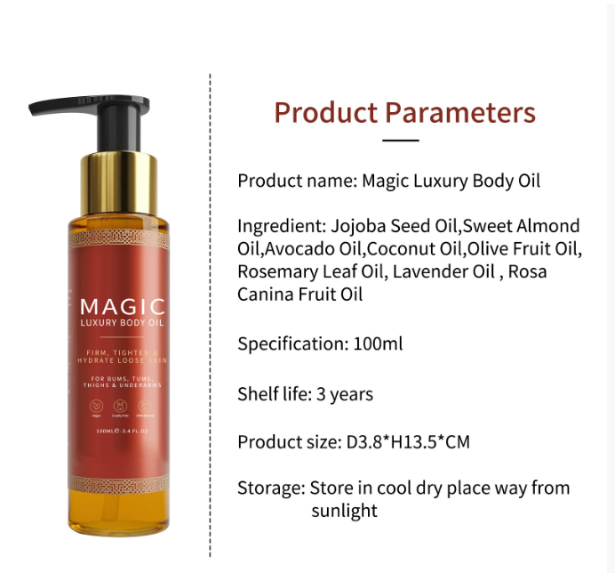 Luxurious Body Oil for Daily Skincare Routine