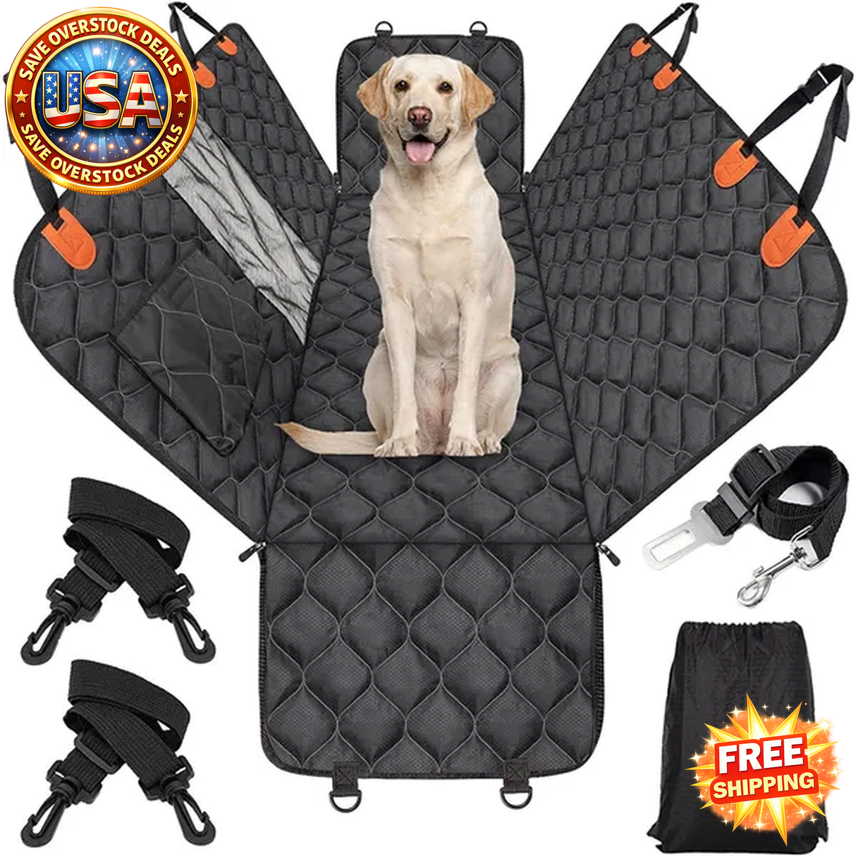 Waterproof Car Seat Cover for Dogs - Gm Car Pet Pad