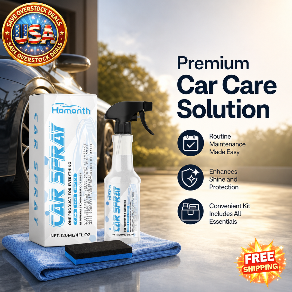 HOMONTH Multipurpose Automotive Coating Kit for Vehicle Care