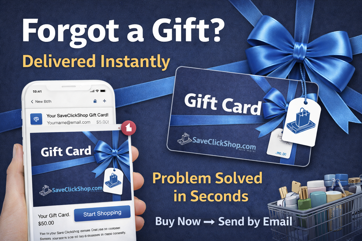 SaveClickShop Digital Gift Card – Instant Delivery