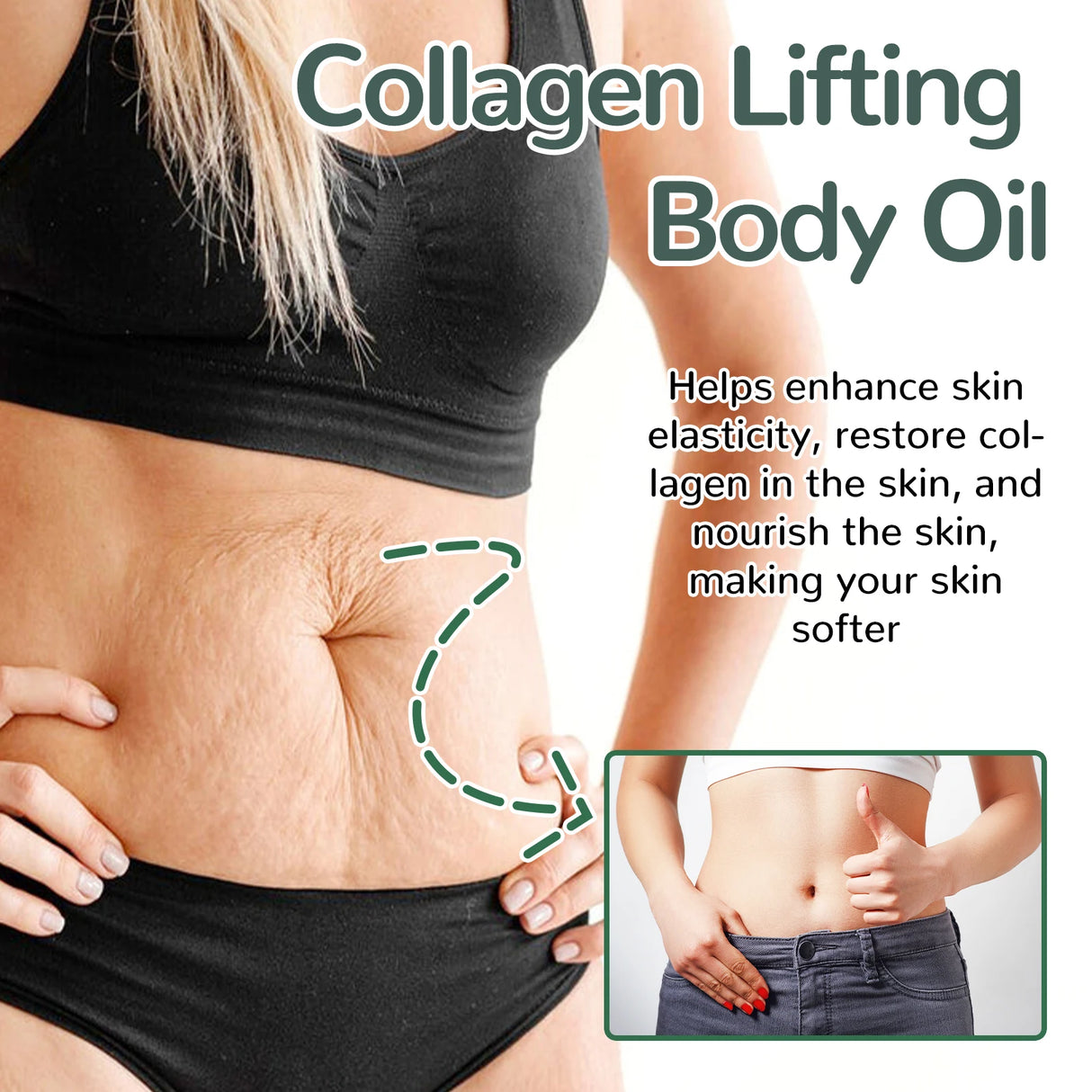 Collagen Firming Body Oil 100ml - Deep Hydration & Skin Elasticity
