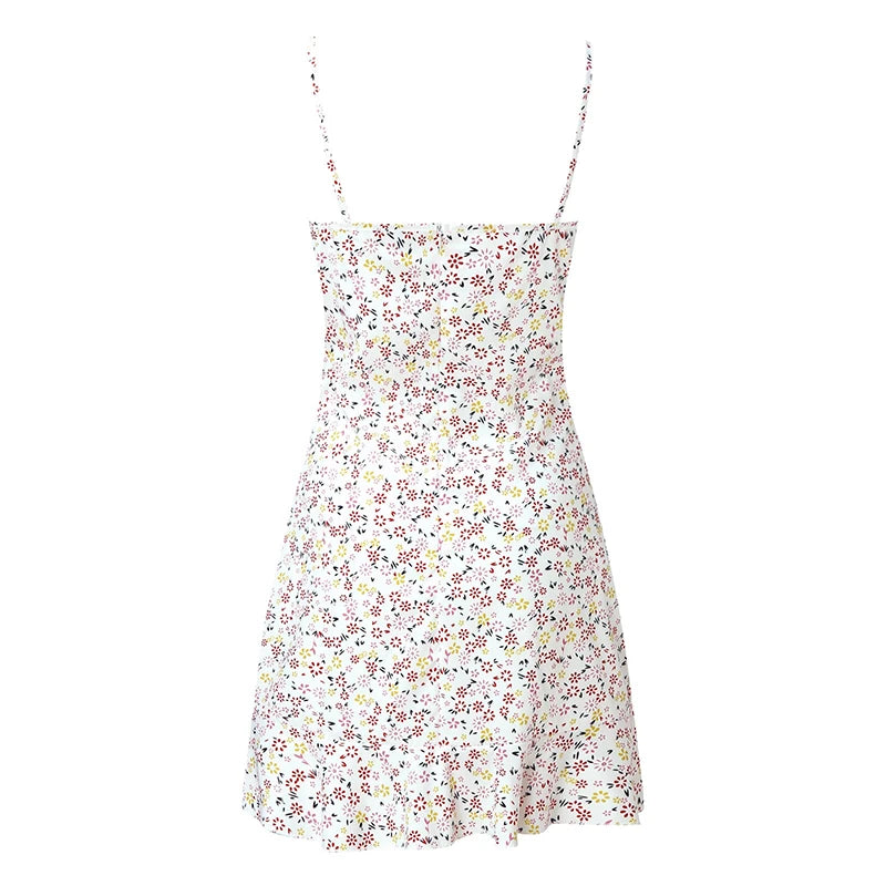Women's Floral Camisole Dress - Summer Casual Skirt - Comfortable Fit