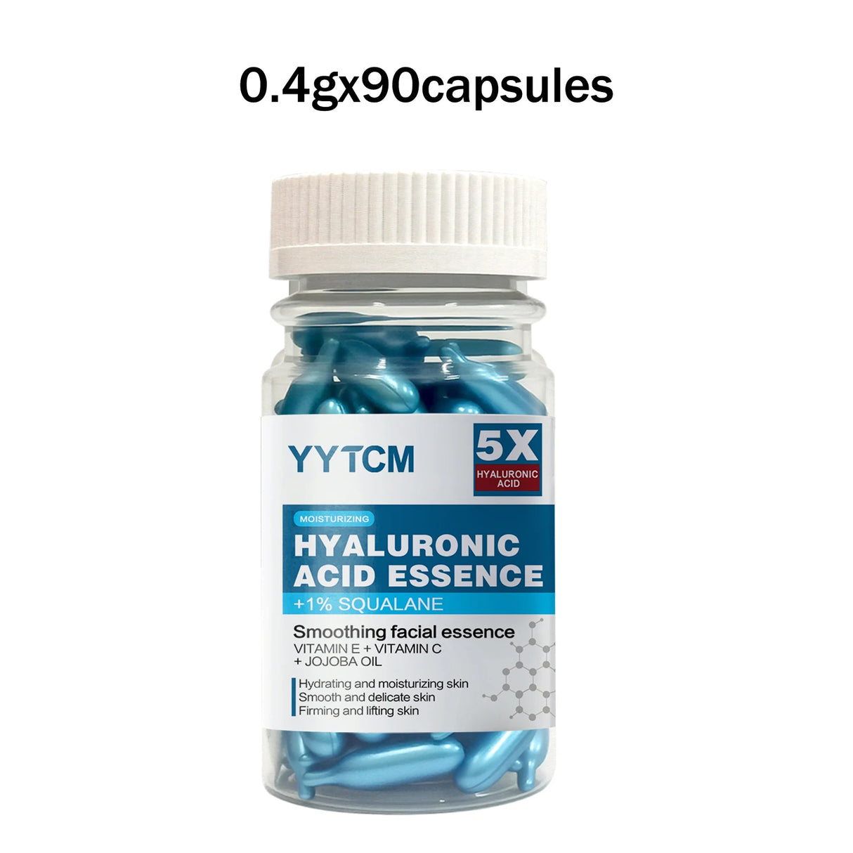 Hyaluronic Acid Moisturizing Capsules 30 Count - Brightening Essence