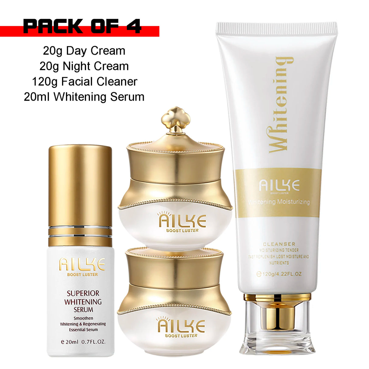 Whitening Anti-Wrinkle Face Cream with Collagen and Hyaluronic Acid, 50ml
