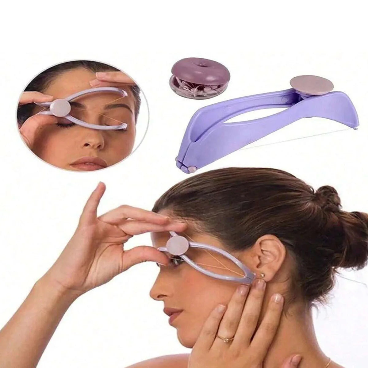Face Defeatherer Tool for Eyebrow & Facial Hair Removal - 1pc