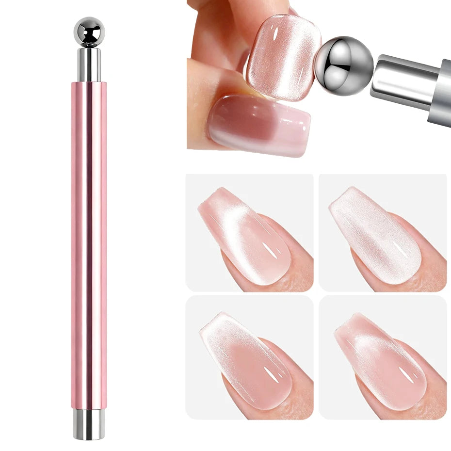 Cat Eye Nail Magnet Tool Set - 6pcs for French Tips & Gel Polish Manicure