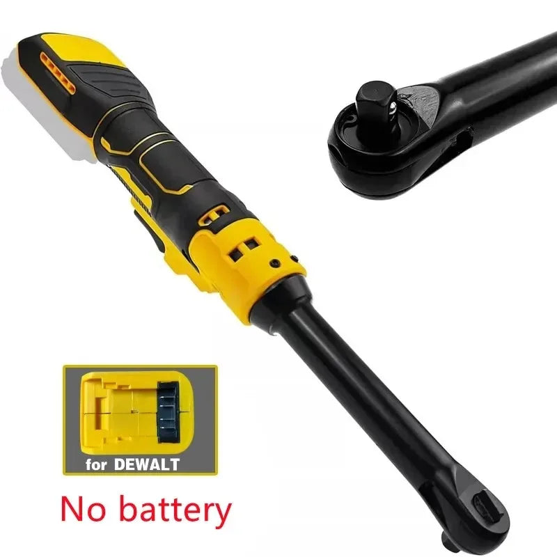 Cordless Ratchet Wrench 220N.m 3/8" Extended Head for Easy Removal