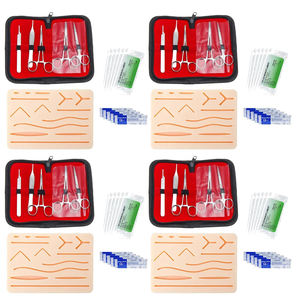 Suture Practice Kit for Medical Students - 1-4 Set Surgical Training Tools