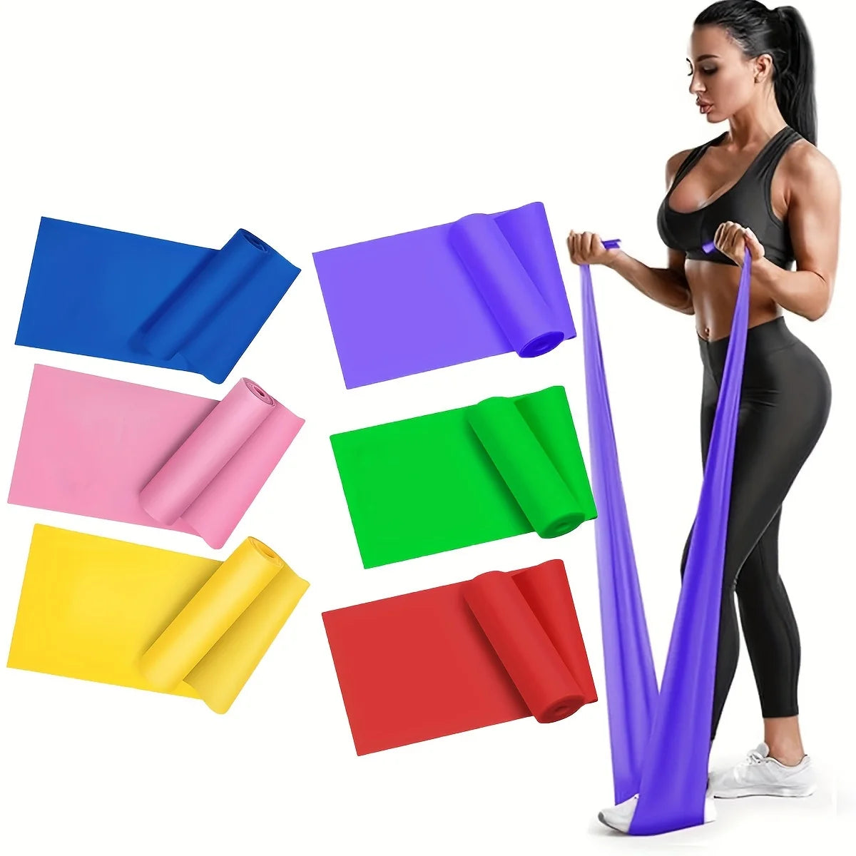 Resistance Bands for Exercise Training - Stretch Elastic Band Set