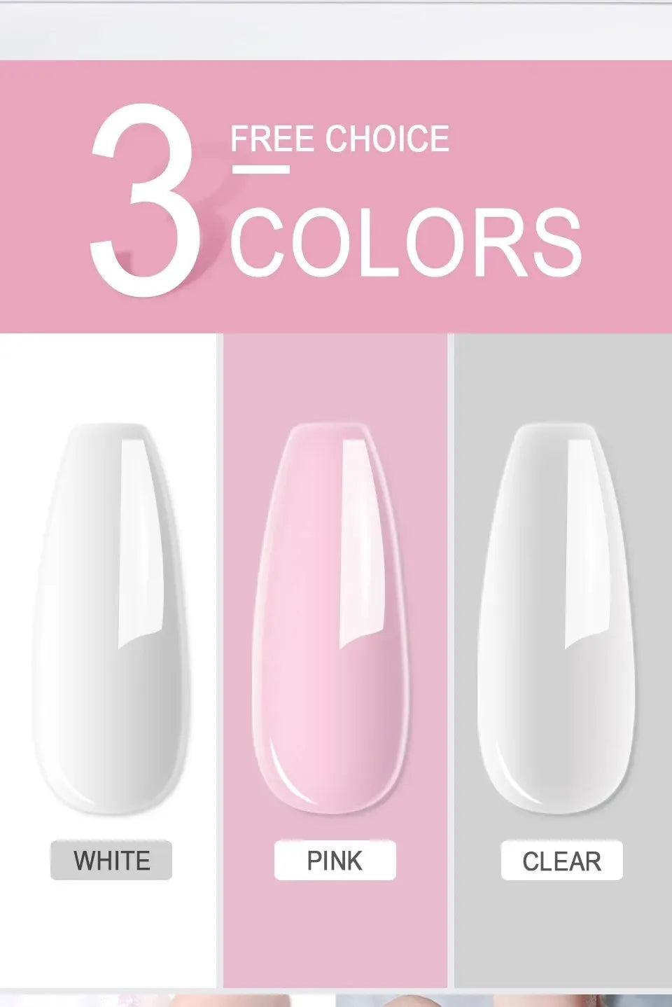 Acrylic Powder & Liquid Monomer Nail Art Kit - 3D Decoration Tools