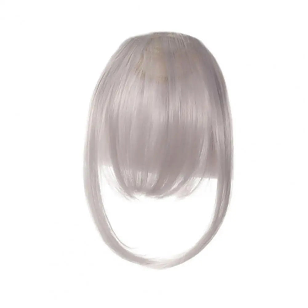 Women Clip-in Bangs Natural Wispy Hair Extensions Fringe Wig Hairpieces