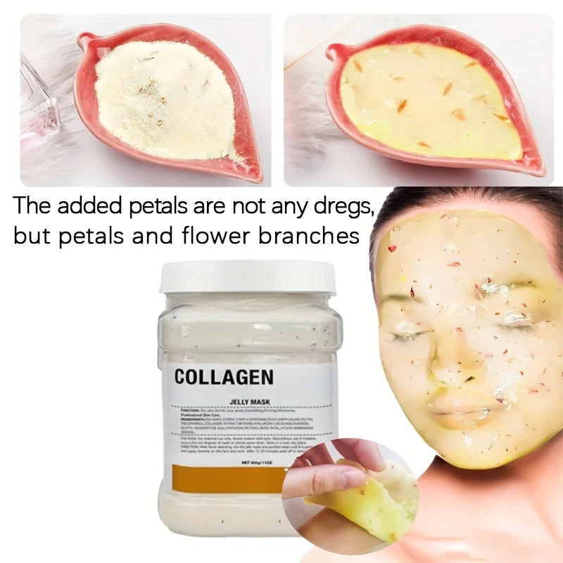 Collagen Jelly Facial Mask Powder 11 Oz Moisturizing Hydrogel Mask