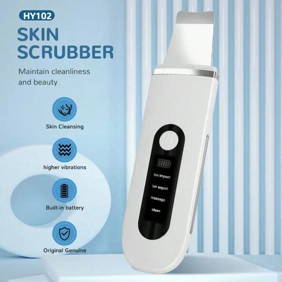 USB Rechargeable Ultrasonic Skin Cleaning Tool with 4 Modes