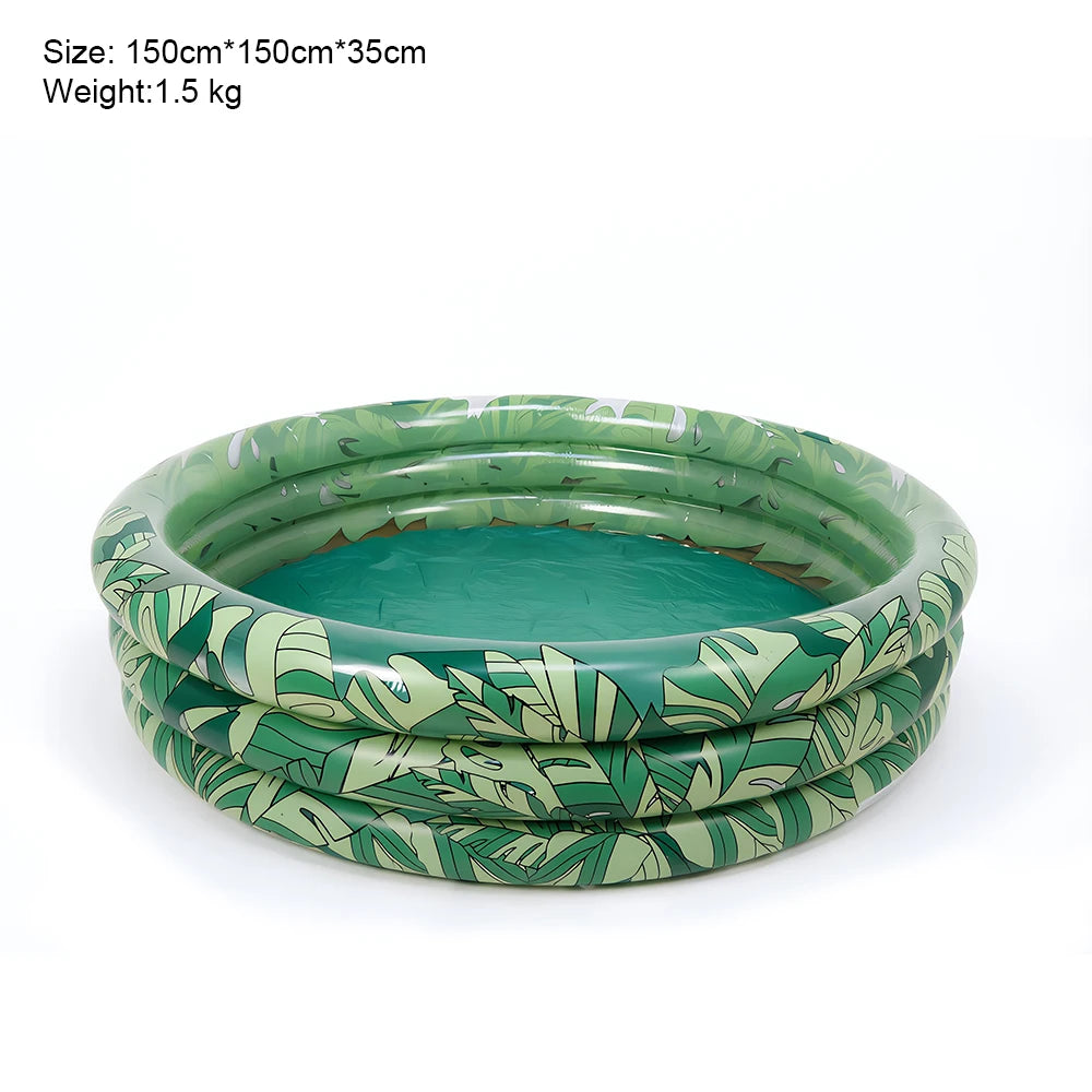 Kids Inflatable Swimming Pool Portable Foldable Water Play Bath Pool
