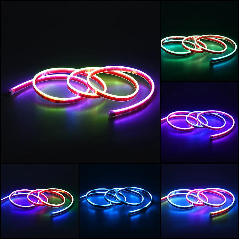 LED Neon Strip Running Lights for 12V Car - APP Control Multi-function