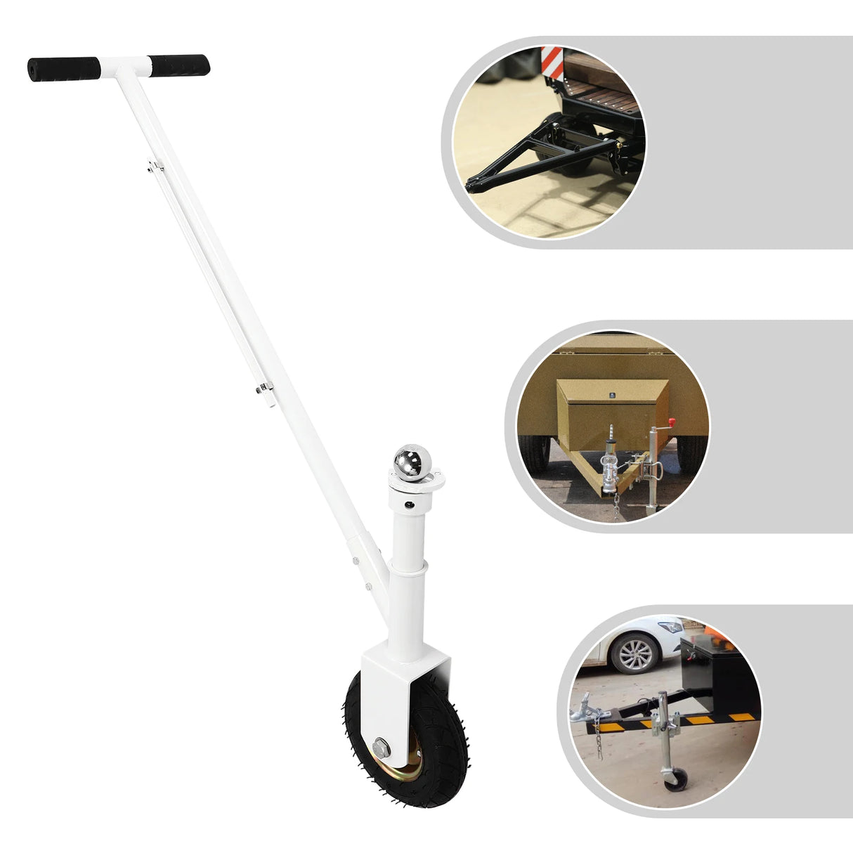 Weight Distributing Adjustable Trailer Dolly, 3000lbs Capacity Mover