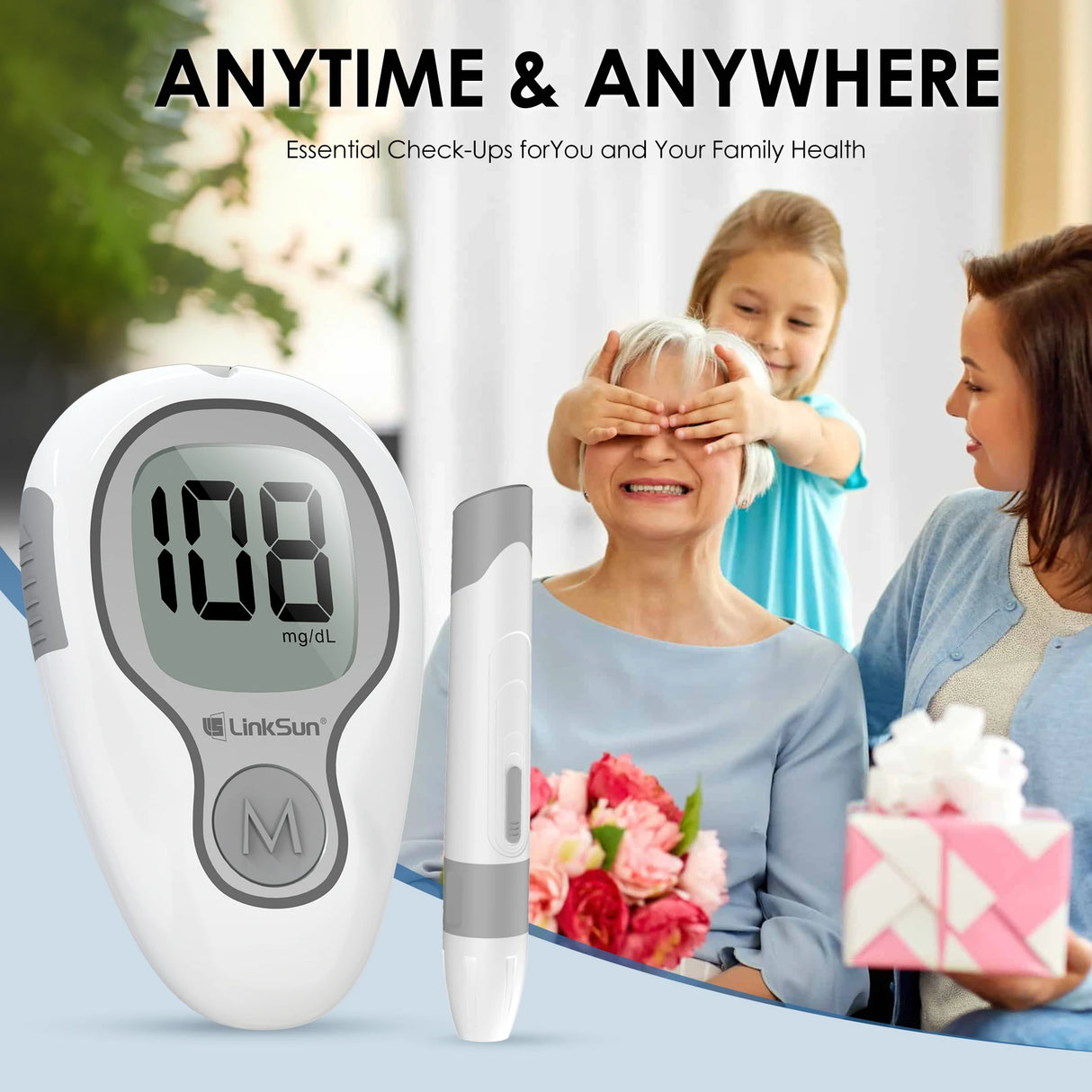 Digital Measurement Meter Kit with Test Strips