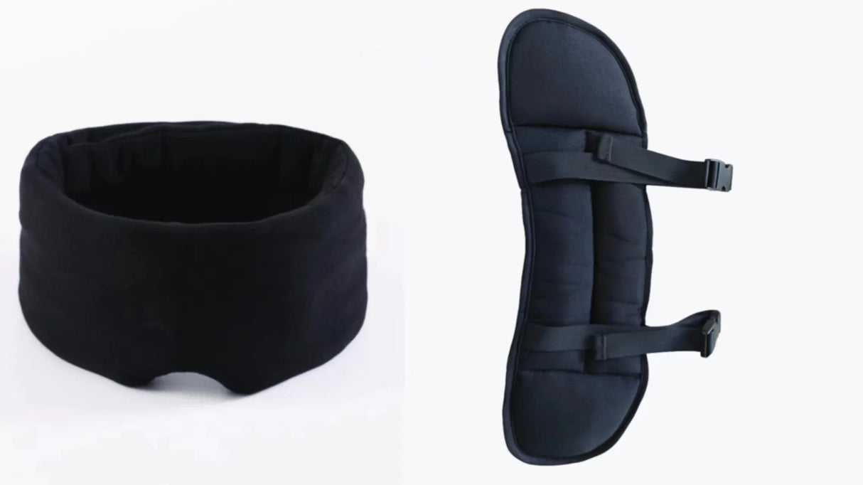 3D Contoured Travel Pillow Soft Adjustable Eye Mask Travel Accessories