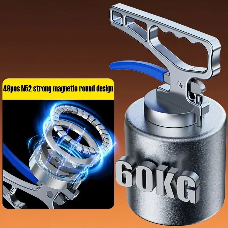 Heavy-Duty Magnetic Pickup Tool with Handle for Metal Lifting Portable Collector