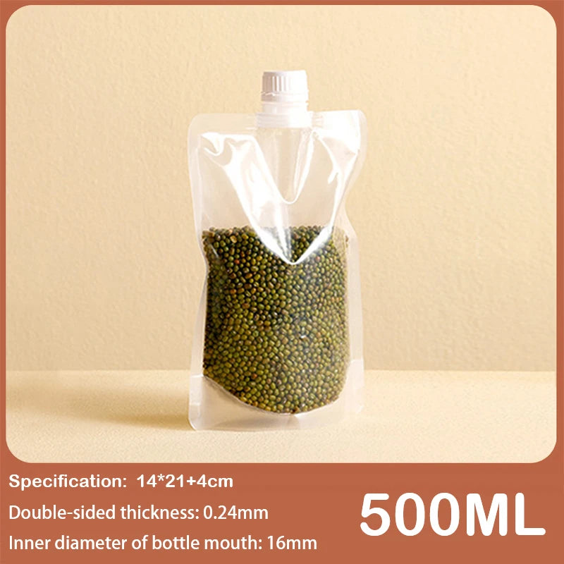 Grain Storage Bags 5PCS Portable Insect & Moisture Proof Recyclable