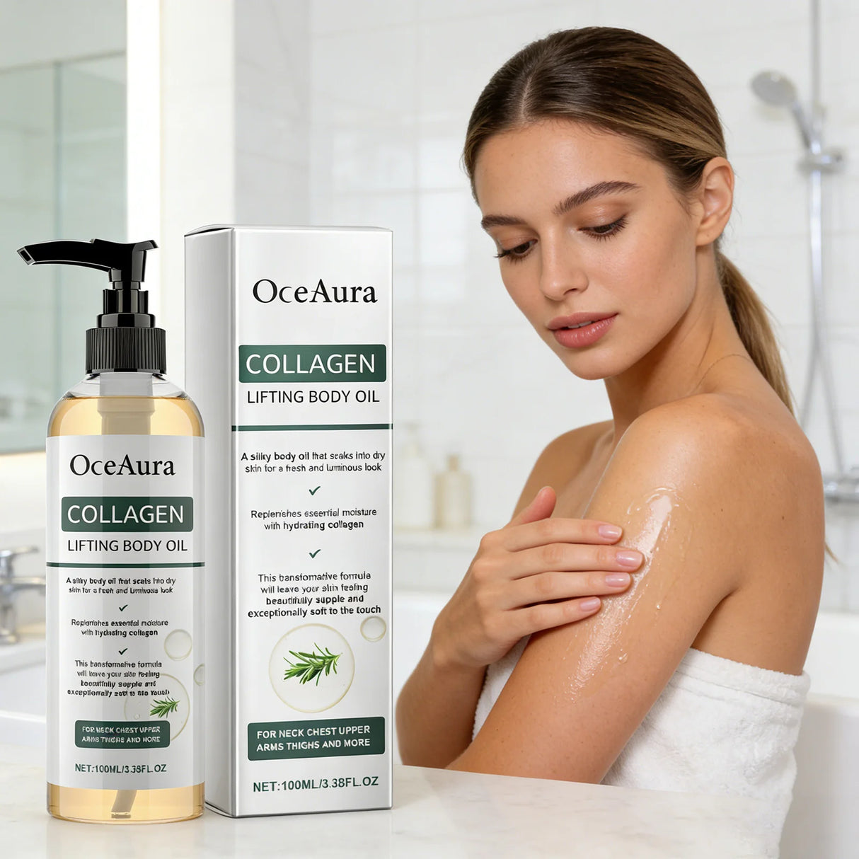 Collagen Firming Body Oil 100ml - Deep Hydration & Skin Elasticity