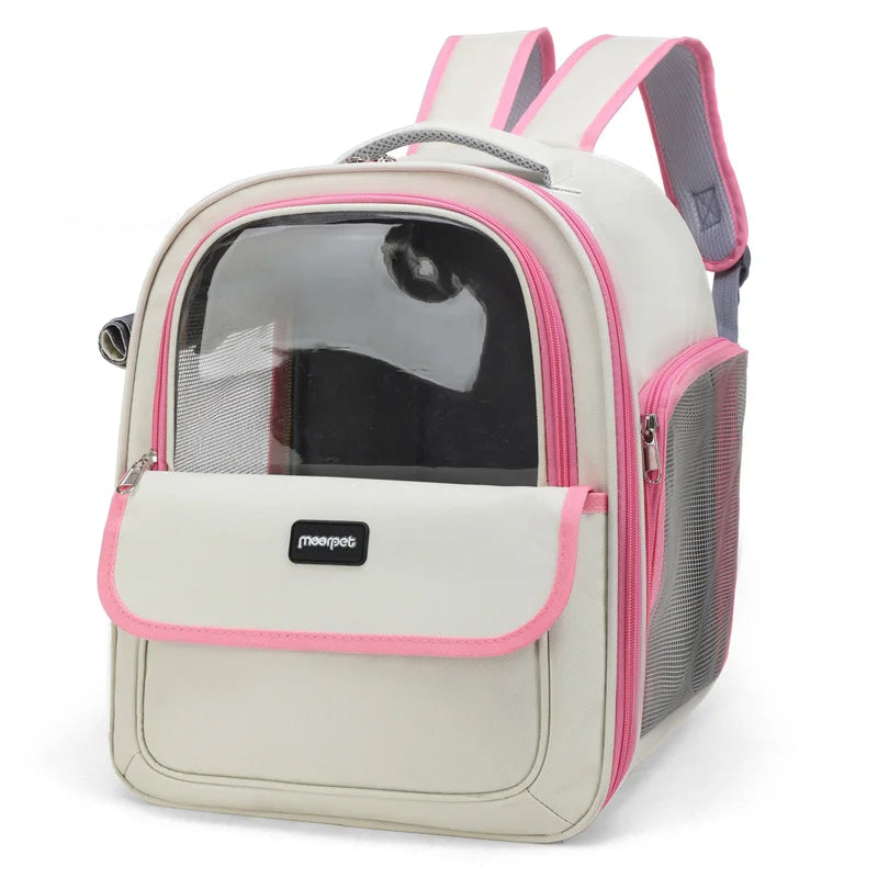 Transparent Cat Dog Carrier Backpack, Portable Space Capsule for Pets