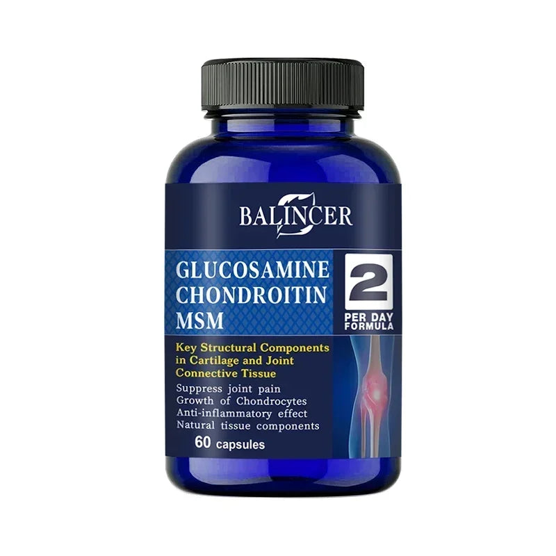 Glucosamine Chondroitin MSM Joint Support Supplement - 3-in-1 Formula