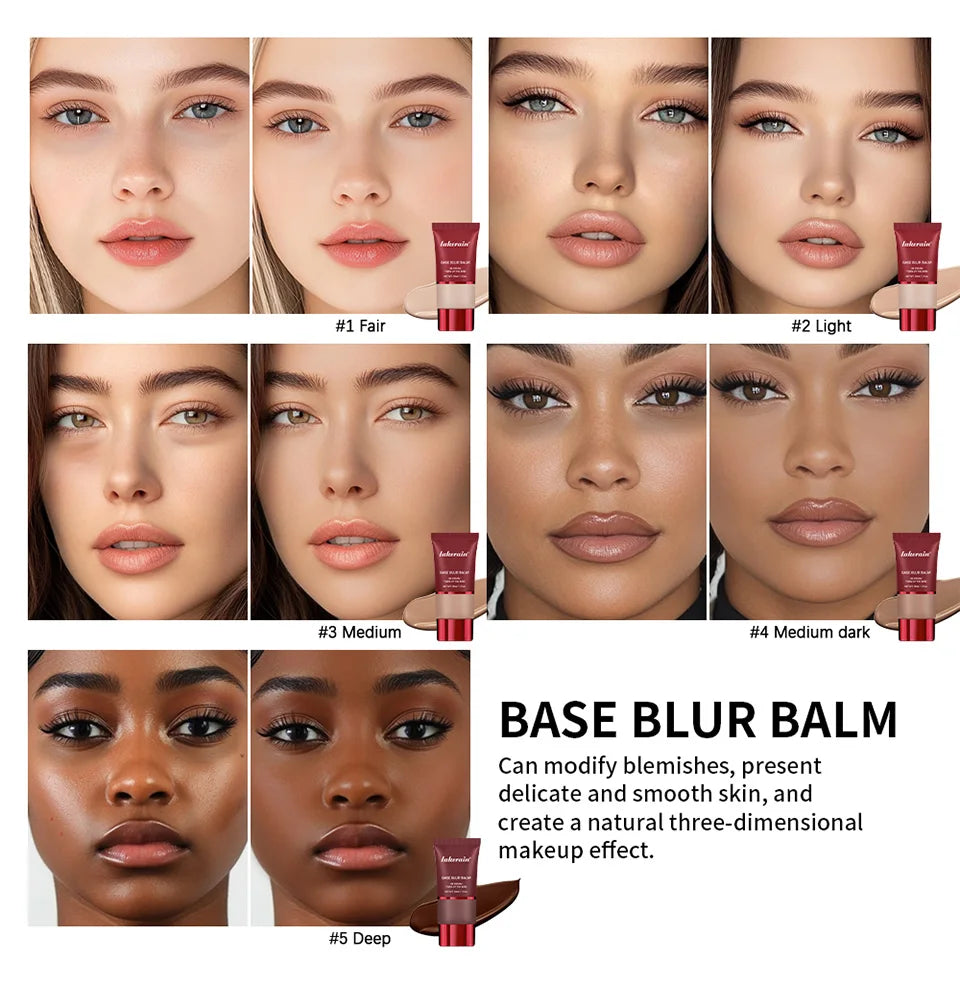 Matte BB Cream Foundation with Oil Control, 5 Colors Available, 30ml