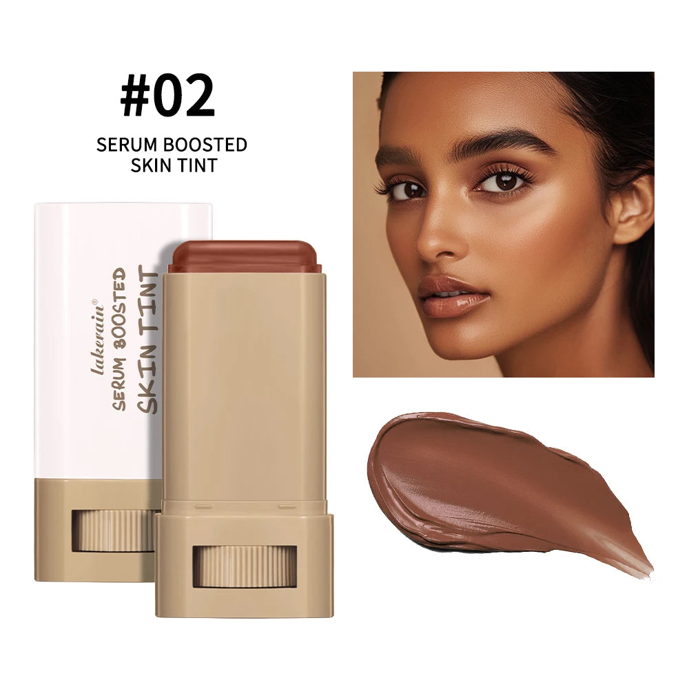 Skin Tint Balm Foundation Stick, Medium Coverage, Portable Makeup