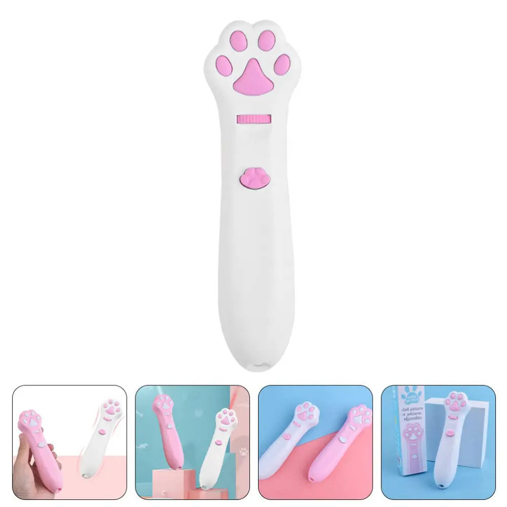 Laser Cat Teasing Stick LED Light Pointer Interactive Pet Toy for Cats & Dogs