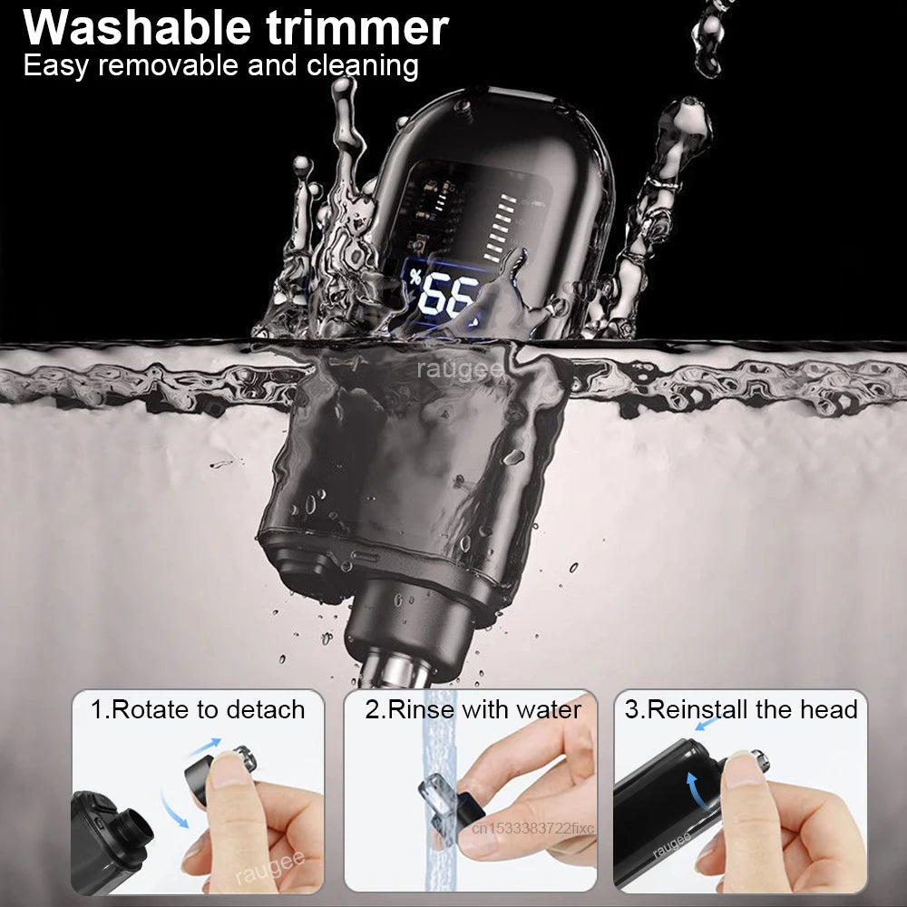 Electric Nose Hair Trimmer for Men Portable Rechargeable Painless Removal