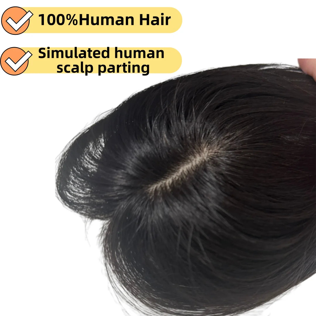 Real Human Hair Bangs Clip In Extensions Natural Fringe for Women