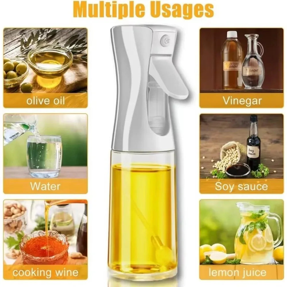 Olive Oil Spray Bottle Dispenser - Reusable Food Grade Kitchen Accessory