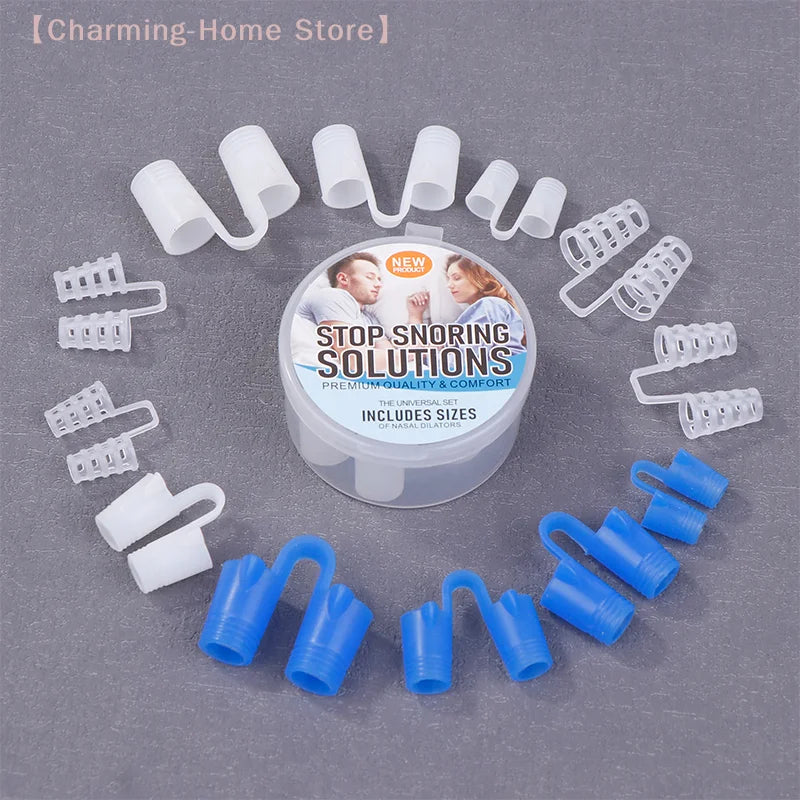 Silicone Nasal Dilators for Snoring Relief, 4/8 Pieces Set