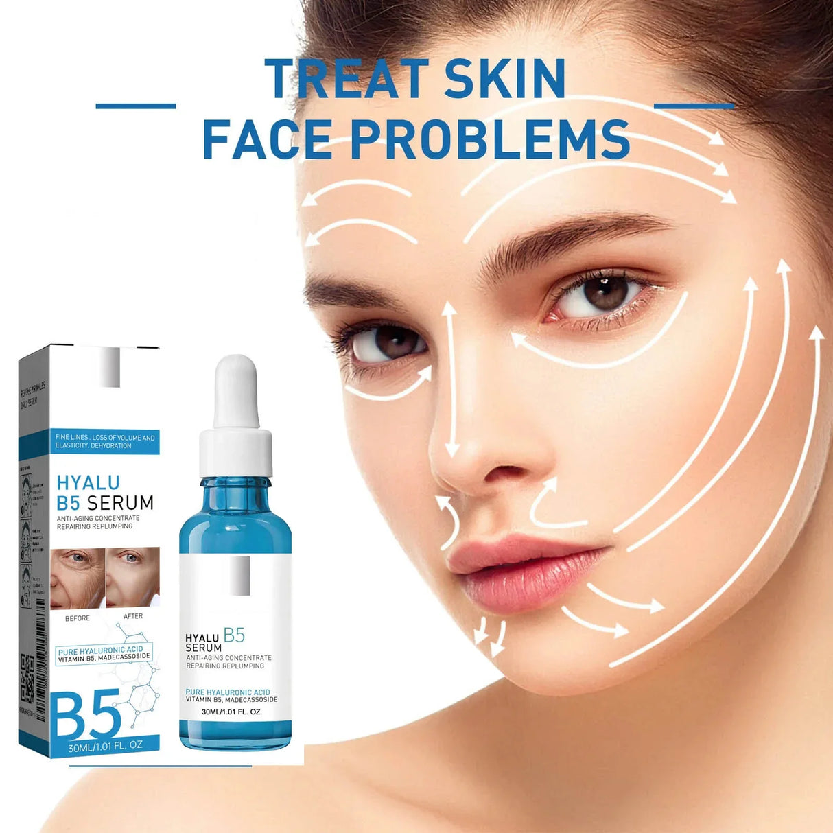 Hyaluronic Acid Serum 30ML - Lifting & Firming for Fine Lines & Dark Circles