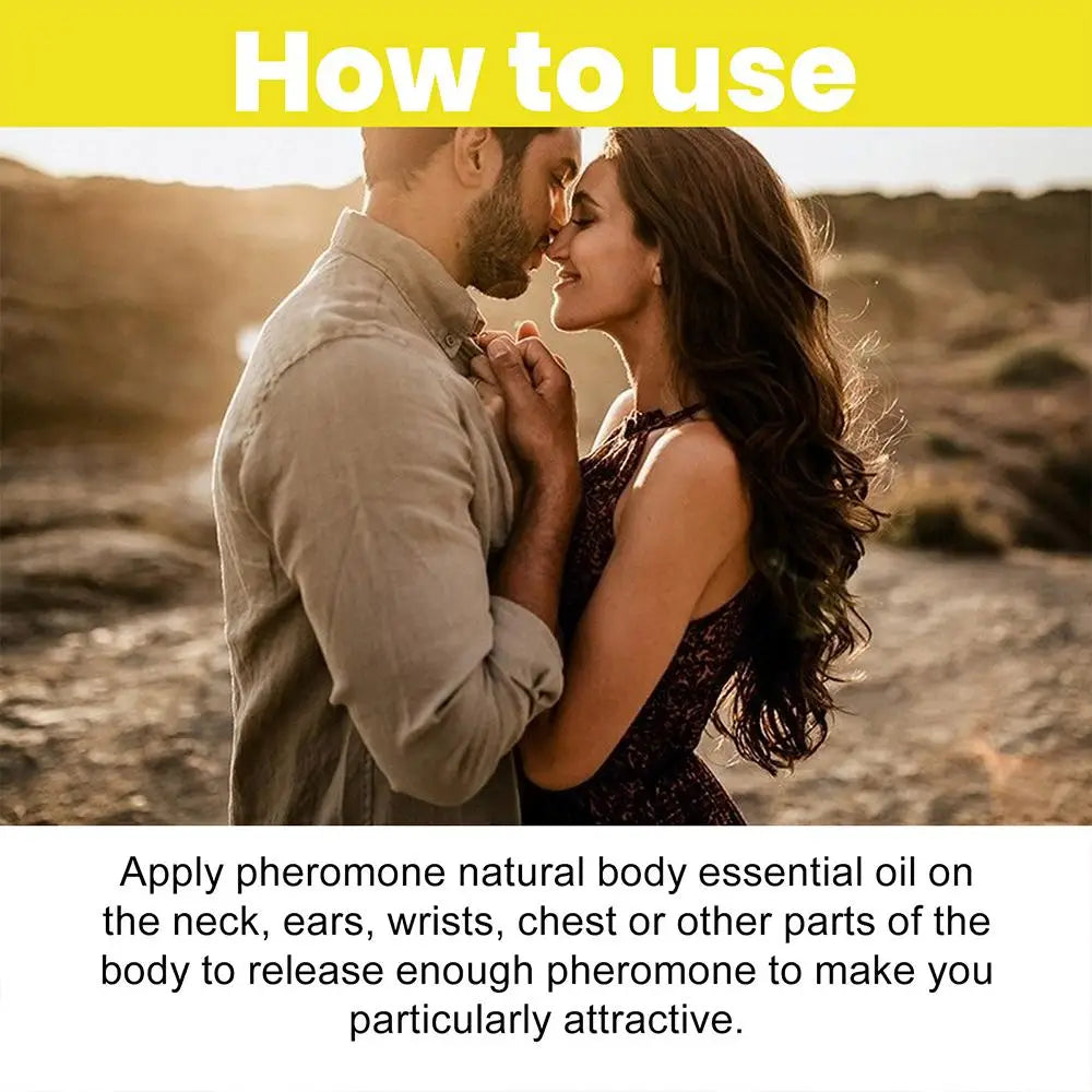 Men's Pheromone Essential Oil 10ml Long Lasting Body Essence Fragrance