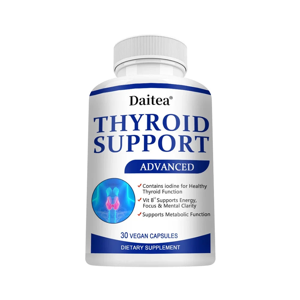 Thyroid Supplement with L-Tyrosine, Iodine, Zinc & Selenium - 60 Capsules