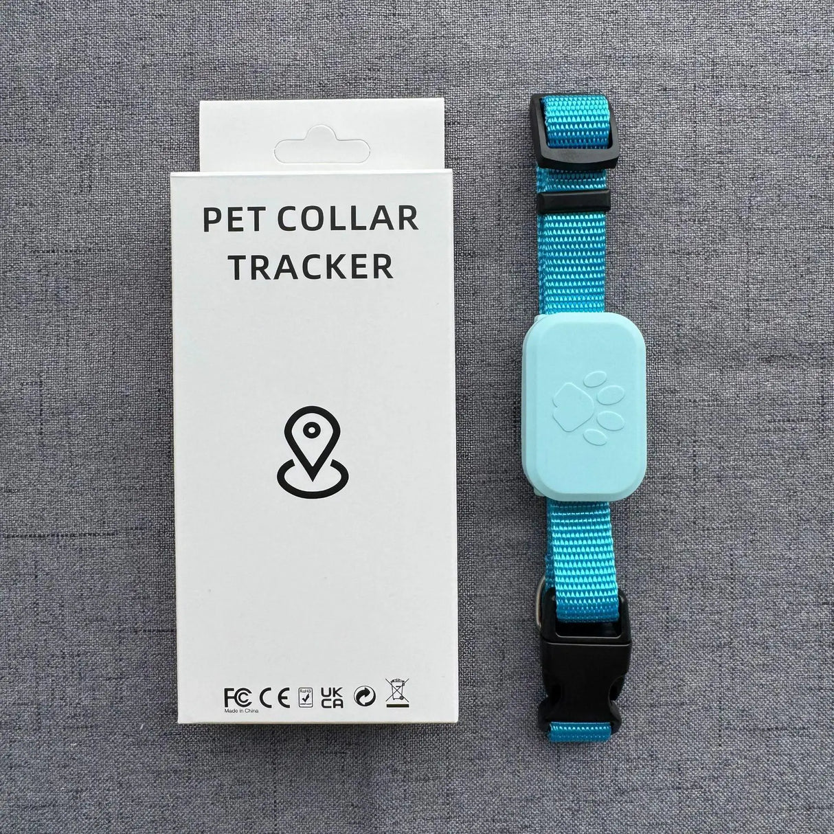 Pet GPS Tracker Collar for Cats & Dogs - Waterproof Real-Time Locator
