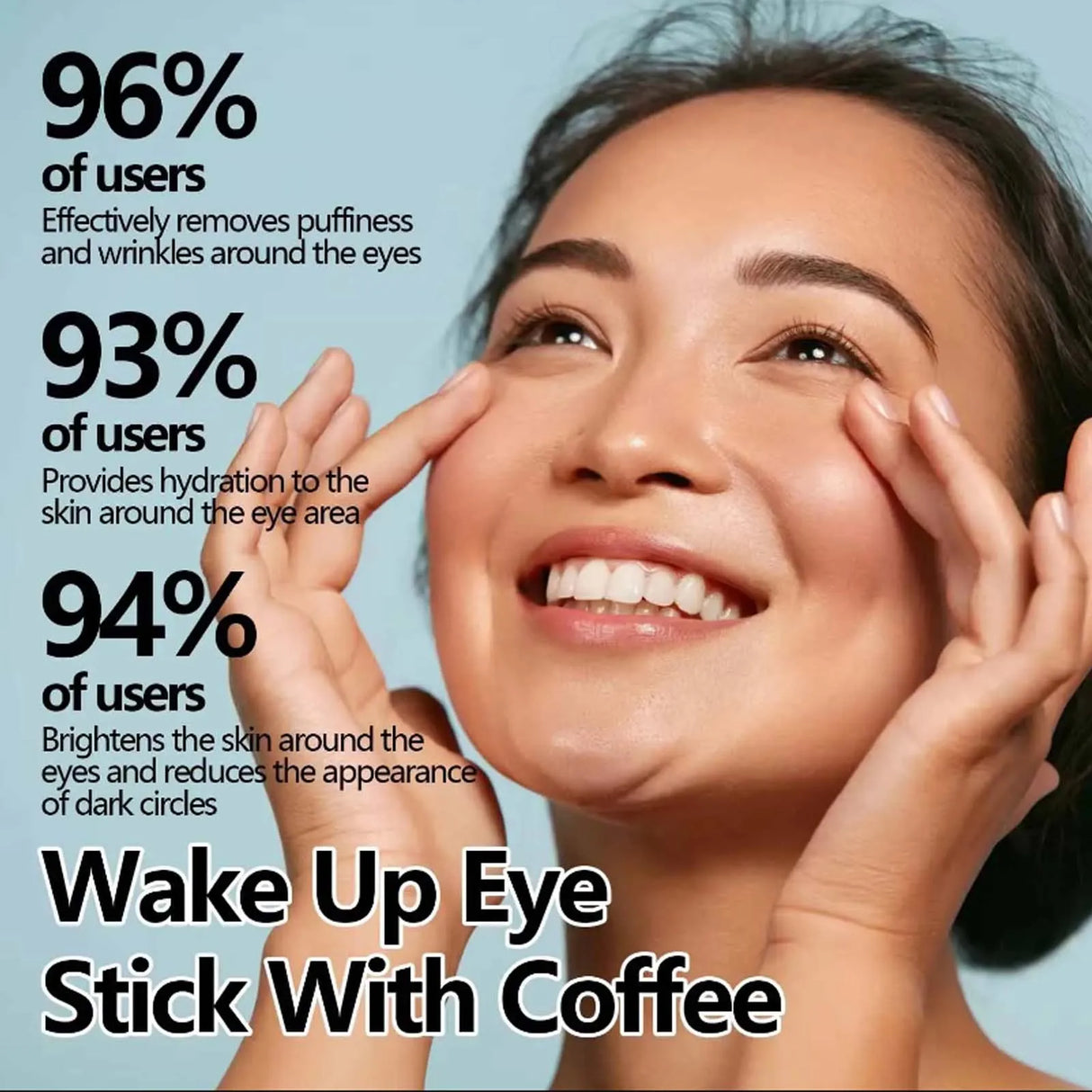 Snail Eye Cream Stick Collagen Firming Dark Circles Puffiness Moisturizing