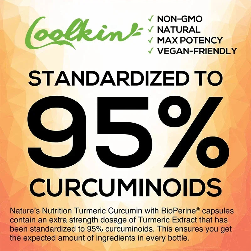 Curcumin Supplement 2600mg with Black Pepper for Enhanced Absorption