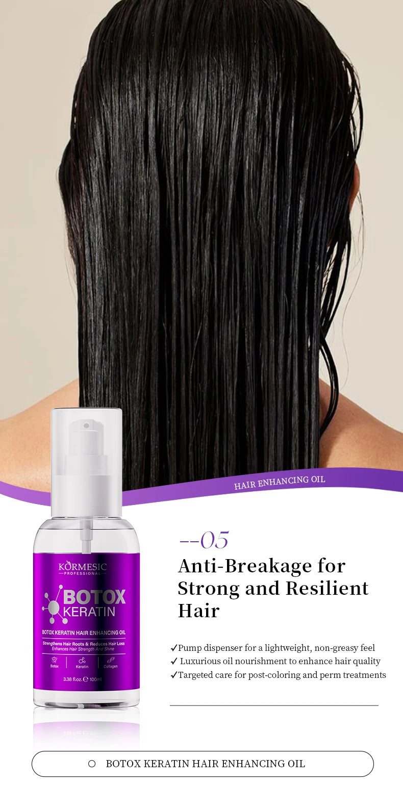 Keratin Hair Mask 5 Seconds Repair for Damaged Frizzy Hair Care