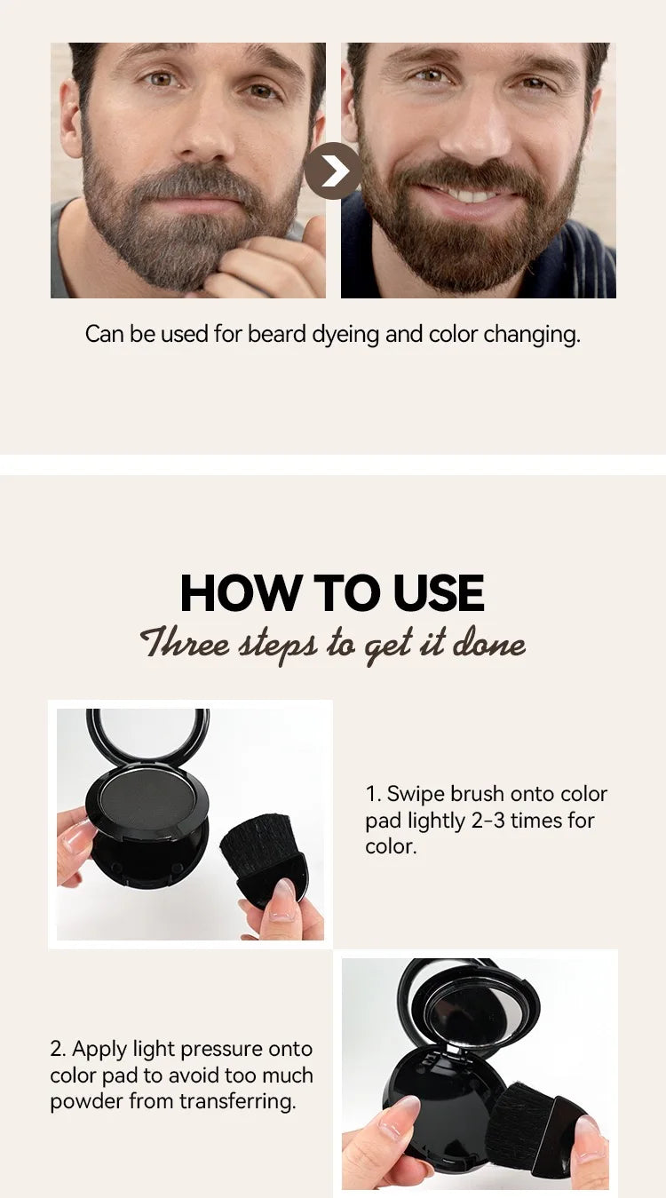 Quick Touch-Up Hair Stick Portable Temporary Coverage Hair Pen 2-Pack