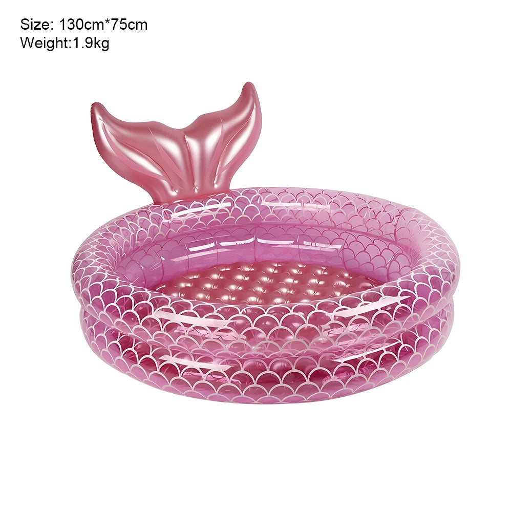 Kids Inflatable Swimming Pool Portable Foldable Water Play Bath Pool