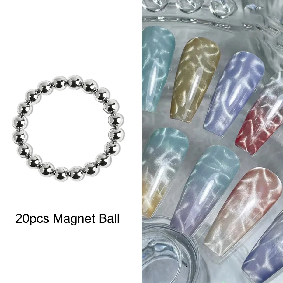 Cat Eye Nail Magnet Tool Set - 6pcs for French Tips & Gel Polish Manicure