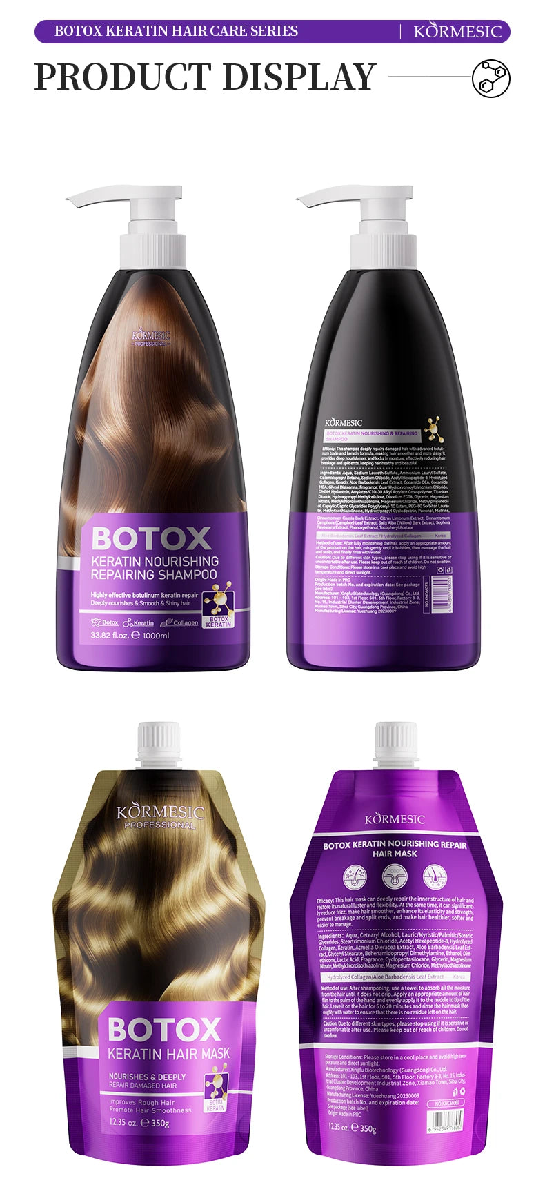 Keratin Hair Mask 5 Seconds Repair for Damaged Frizzy Hair Care