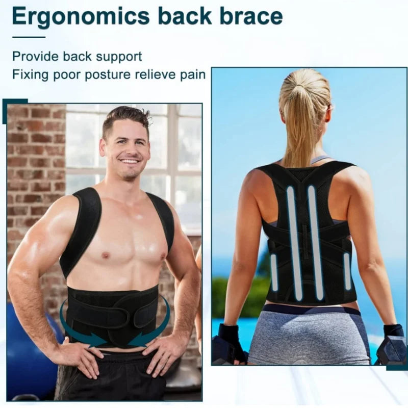 Posture Support Sitting Trainer | Adjustable Unisex Back Support Aid