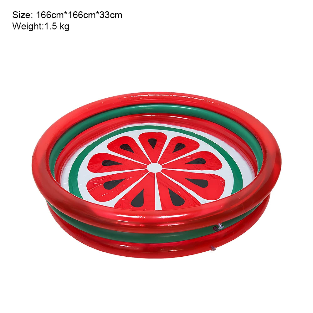 Kids Inflatable Swimming Pool Portable Foldable Water Play Bath Pool