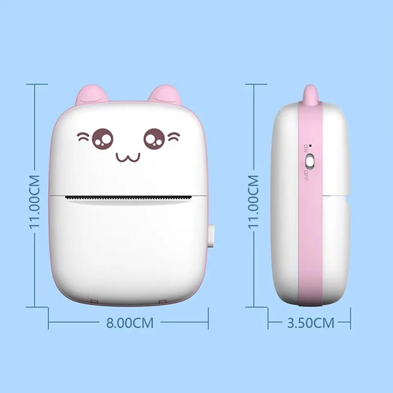 Portable Mini Bluetooth Mobile Photo Label Printer for Students