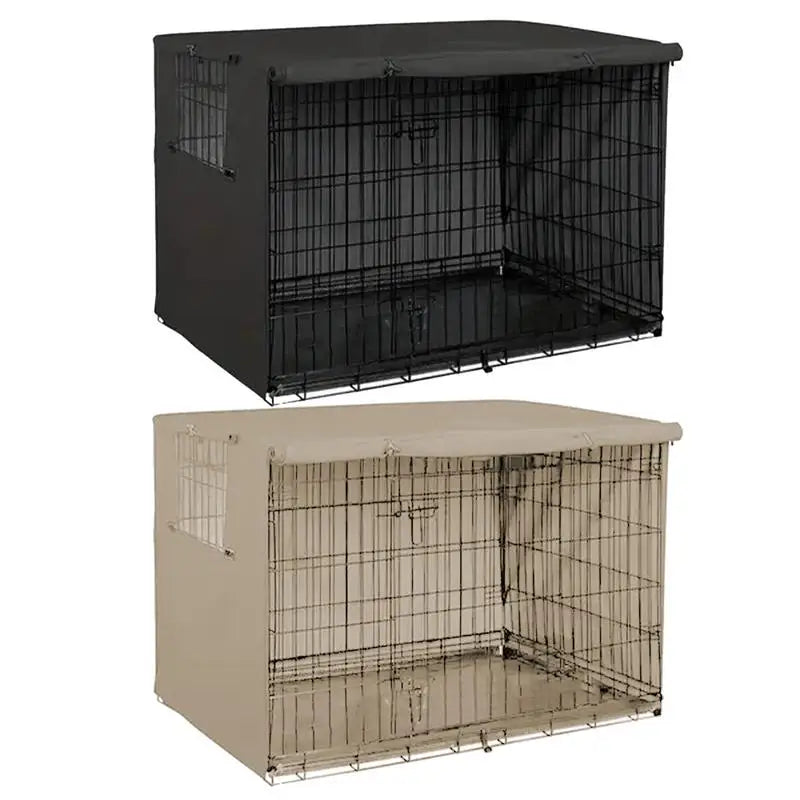 Pet Cage Cover Waterproof Oxford Dog Cat Crate Cover for Indoor Use