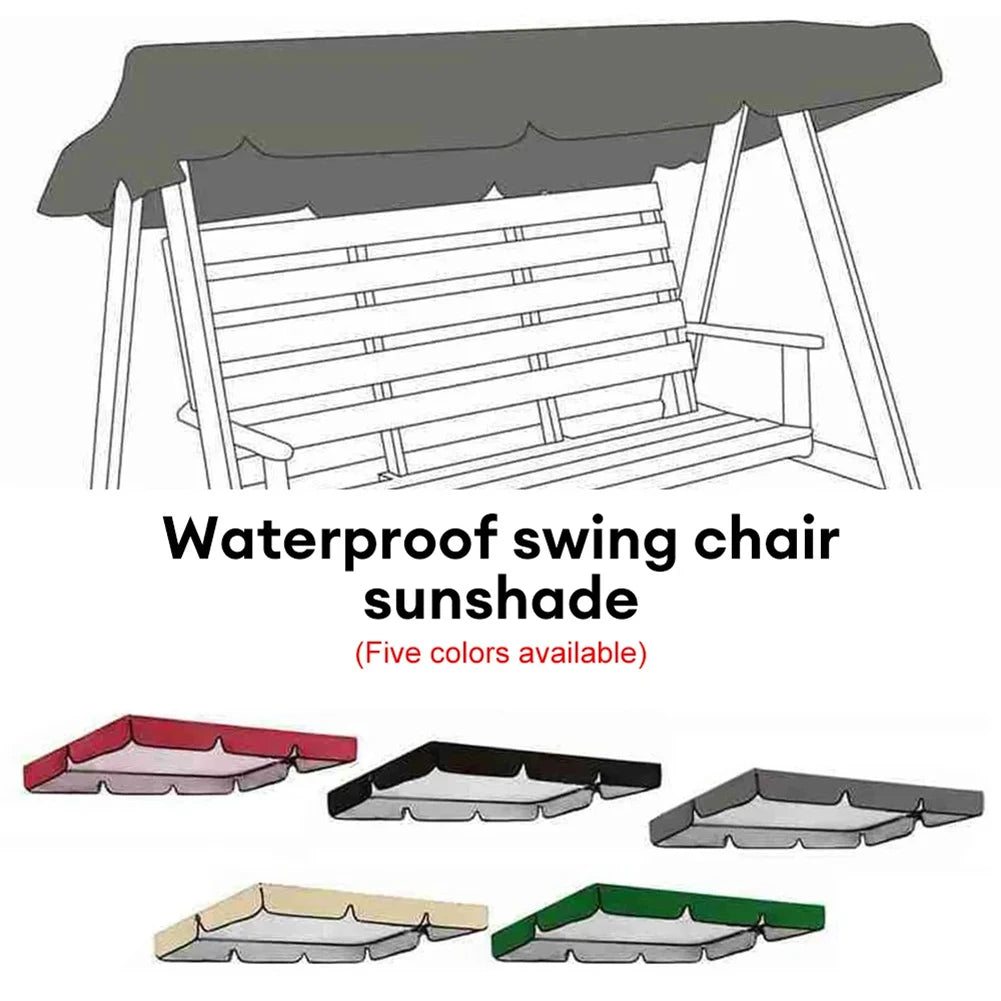Garden Swing Canopy Replacement Waterproof Cover for Patio Swing